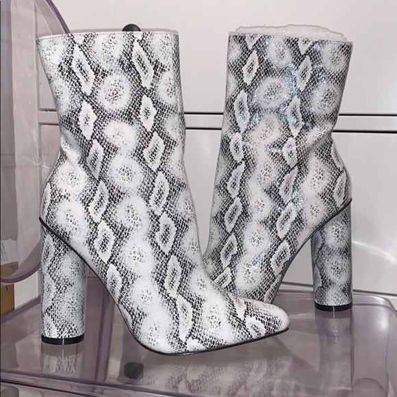 fashion nova snake boots